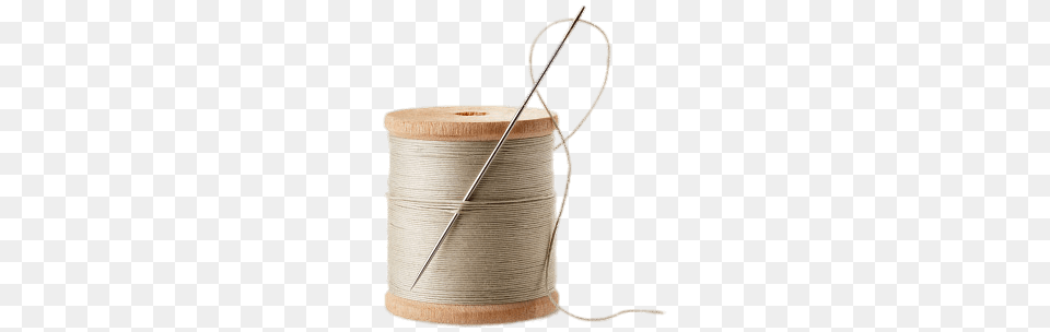 Needle On Spool Of Beige Thread, Blade, Dagger, Knife, Weapon Png