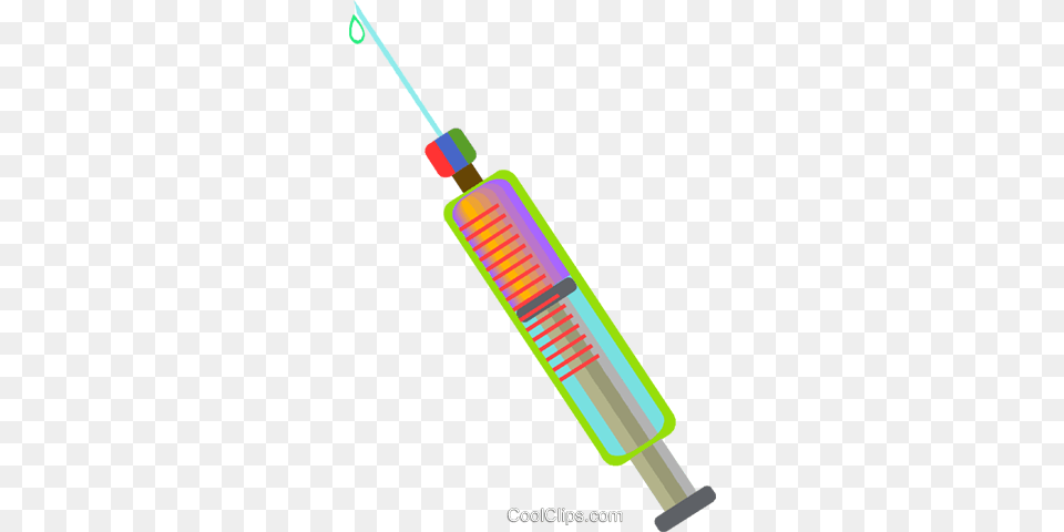 Needle Syringe Royalty Vector Clip Art Illustration, Injection, Dynamite, Weapon Png