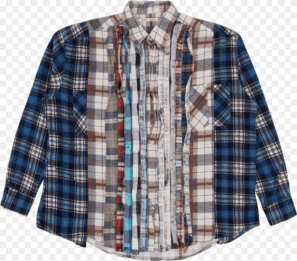 Needles 7 Cuts Flannel Shirt Long Sleeve, Accessories, Clothing, Dress Shirt, Formal Wear Free Png Download