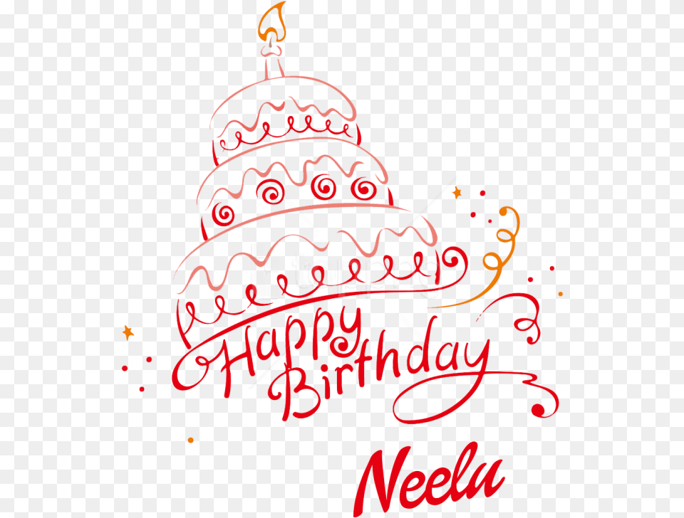Neelu Happy Birthday Name Happy Birthday Anjali Cake, Text Free Png Download