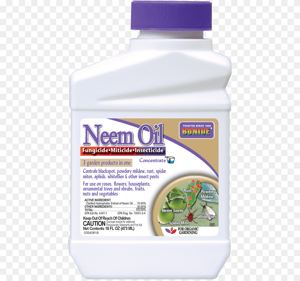 Neem Oil Conc Neem Oil Bonide Label, Herbal, Herbs, Plant, Food Free Png