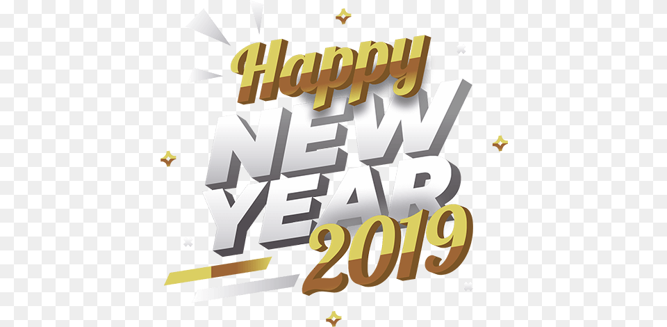 Neeraj Parmar Wishing You Very Happy New Year 2019 Graphic Design, Advertisement, Poster, Text Free Transparent Png
