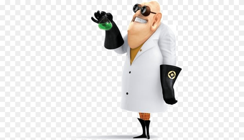 Nefario Holding Beaker Dr Nefario From Despicable Me, Clothing, Coat, Lab Coat, Adult Png