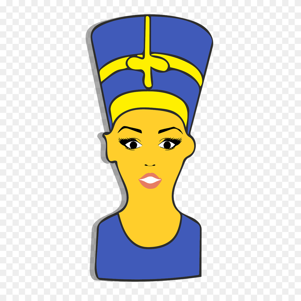 Nefertiti Emoji Clipart Sticker Shocked, Person, People, Hat, Clothing Free Png