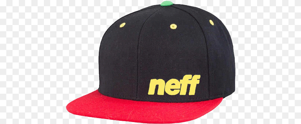 Neff Rasta Daily Cap Neff Daily Snapback Hat Cap Black Red White, Baseball Cap, Clothing Free Transparent Png