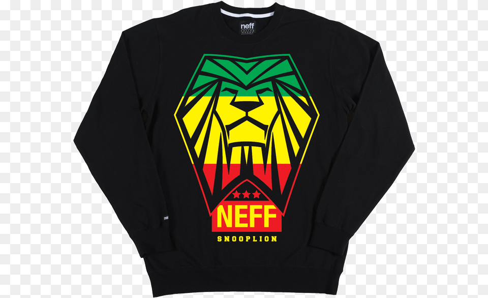 Neff X Snoop Lion Triumph Sweatshirt Neff Snoop Dogg Logo, Clothing, Knitwear, Long Sleeve, Sleeve Free Png