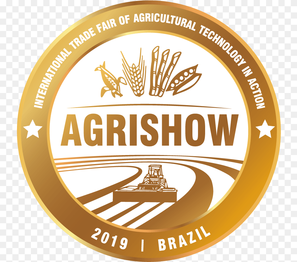 Neg Cios Na Agrishow Agrishow Brazil, Gold, Logo, Badge, Symbol Png