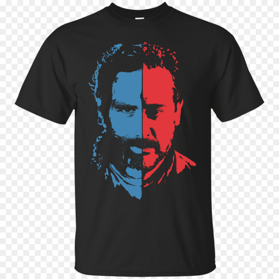 Negan Rick Grimes The Walking Dead Teesmiley, Clothing, T-shirt, Adult, Face Png