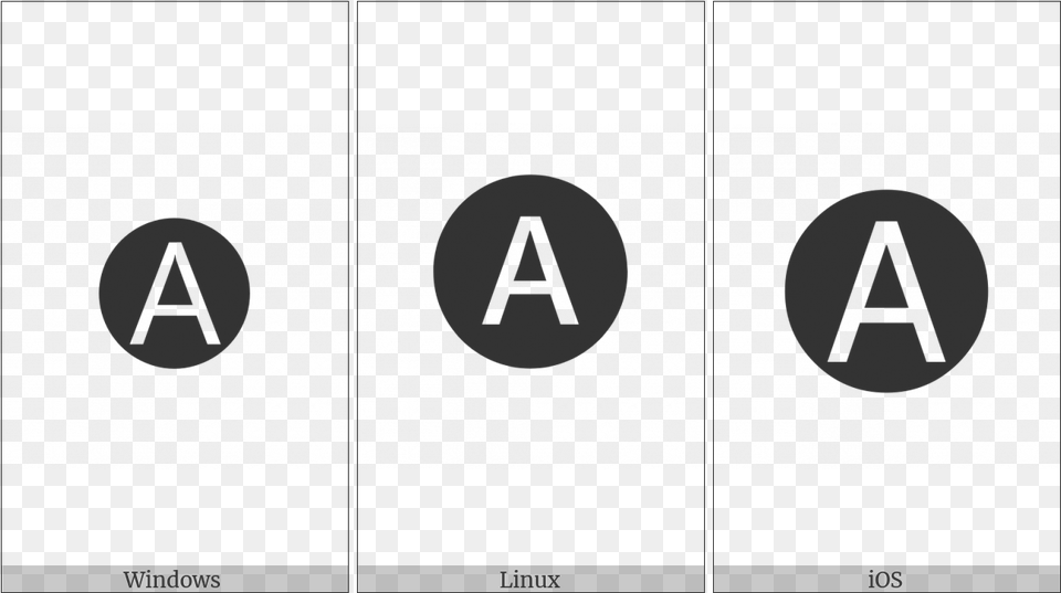 Negative Circled Latin Capital Letter A On Various Emblem, Triangle, Symbol, Text Free Png Download