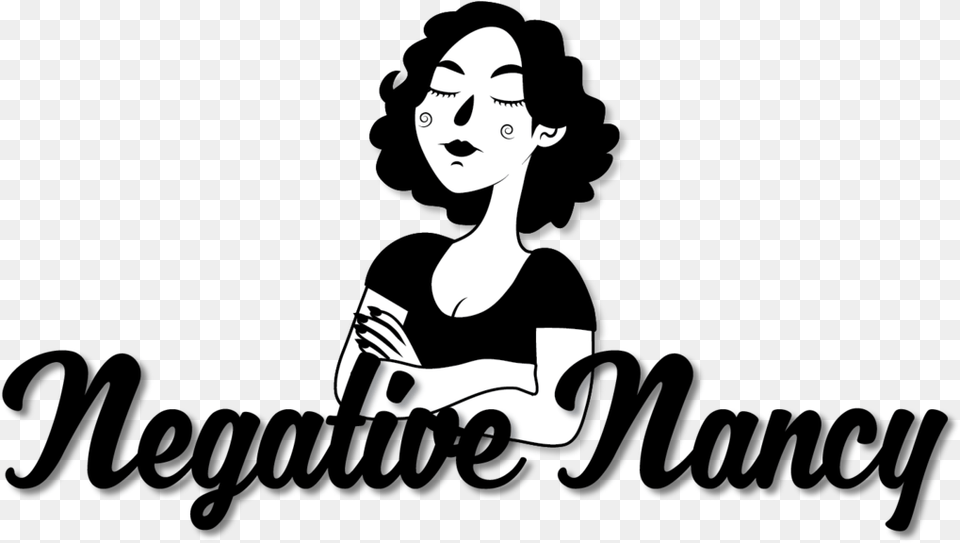 Negative Nancy Shop Negative Nancy, Stencil, Adult, Face, Female Png Image