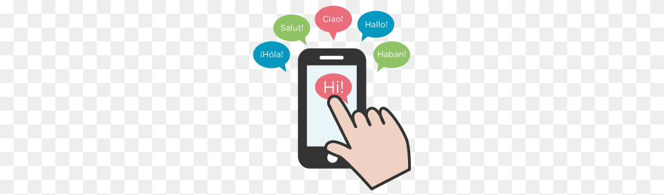 Negotiating The Language Barrier With Texting, Computer, Electronics, Phone, Mobile Phone Free Transparent Png