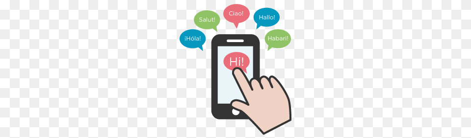 Negotiating The Language Barrier With Texting, Computer, Electronics, Phone, Mobile Phone Free Png