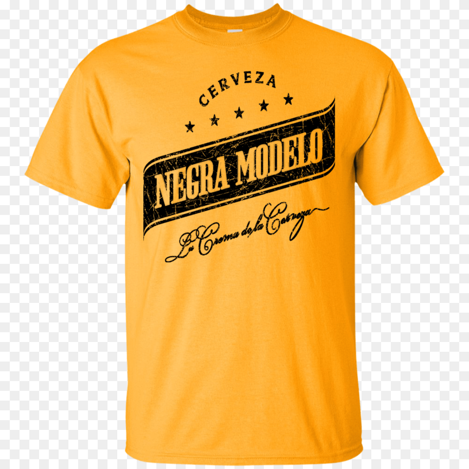 Negra Modelo Beer T Shirt Custom Designed Black Worn Label Pattern, Clothing, T-shirt Png