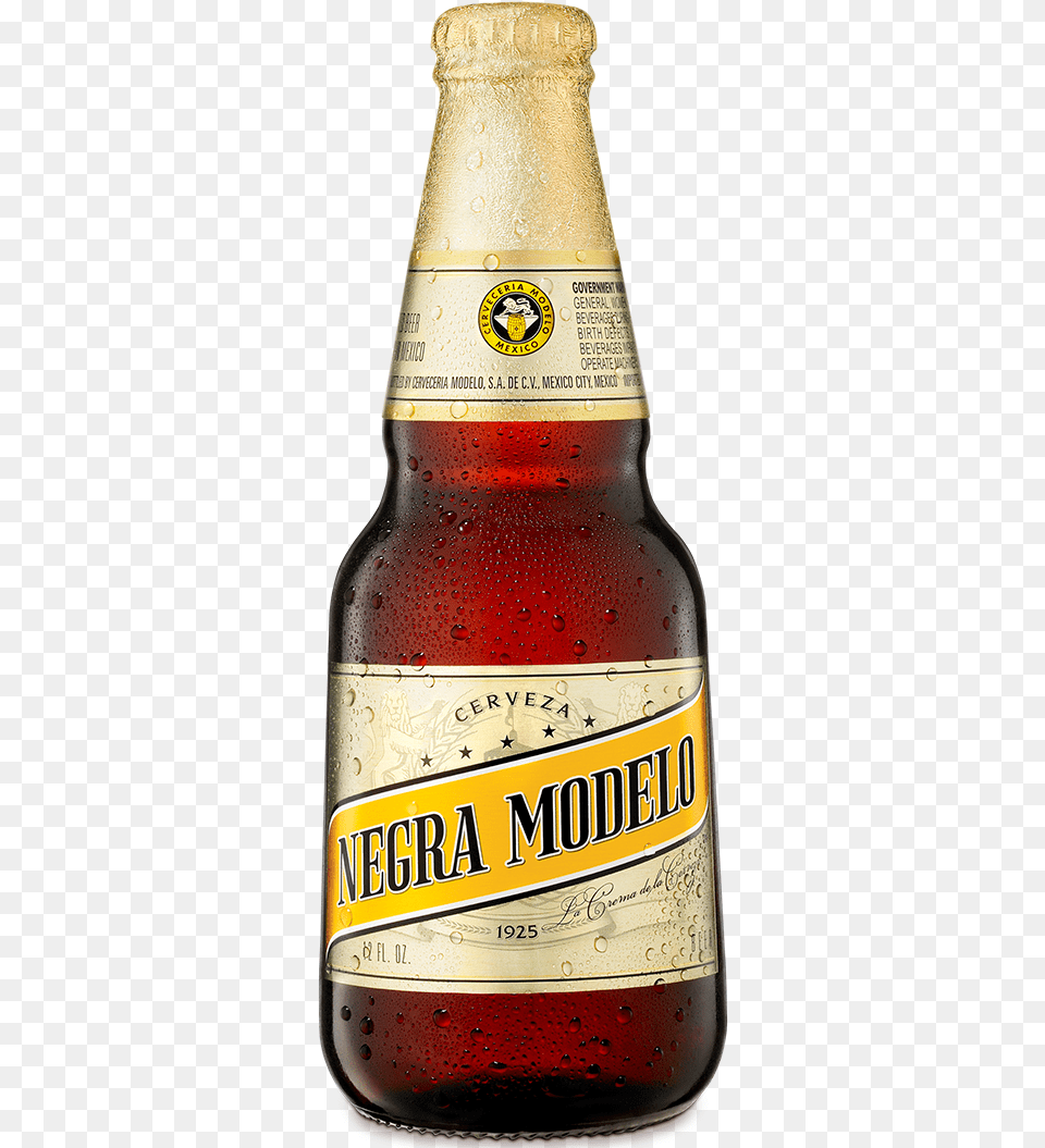 Negra Modelo Beer Transparent, Alcohol, Beer Bottle, Beverage, Bottle Free Png Download