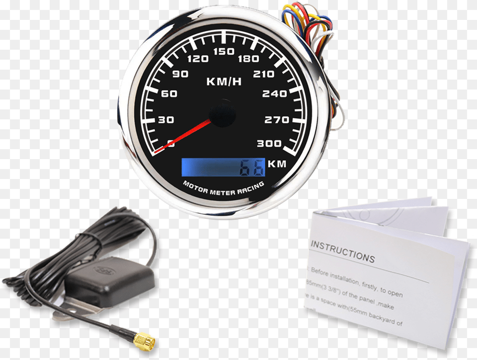 Negro Elctrica Velocmetro Gps Con Odmetro De Gauge, Tachometer, Wristwatch Png Image