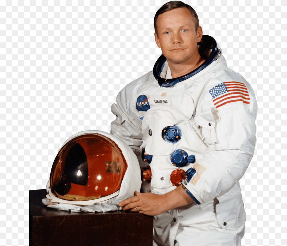 Neil Armstrong On The Moon, Adult, Male, Man, Person Free Png
