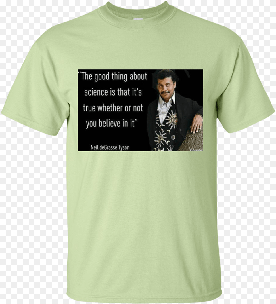 Neil Degrasse Tyson Active Shirt, T-shirt, Clothing, Person, Man Png Image