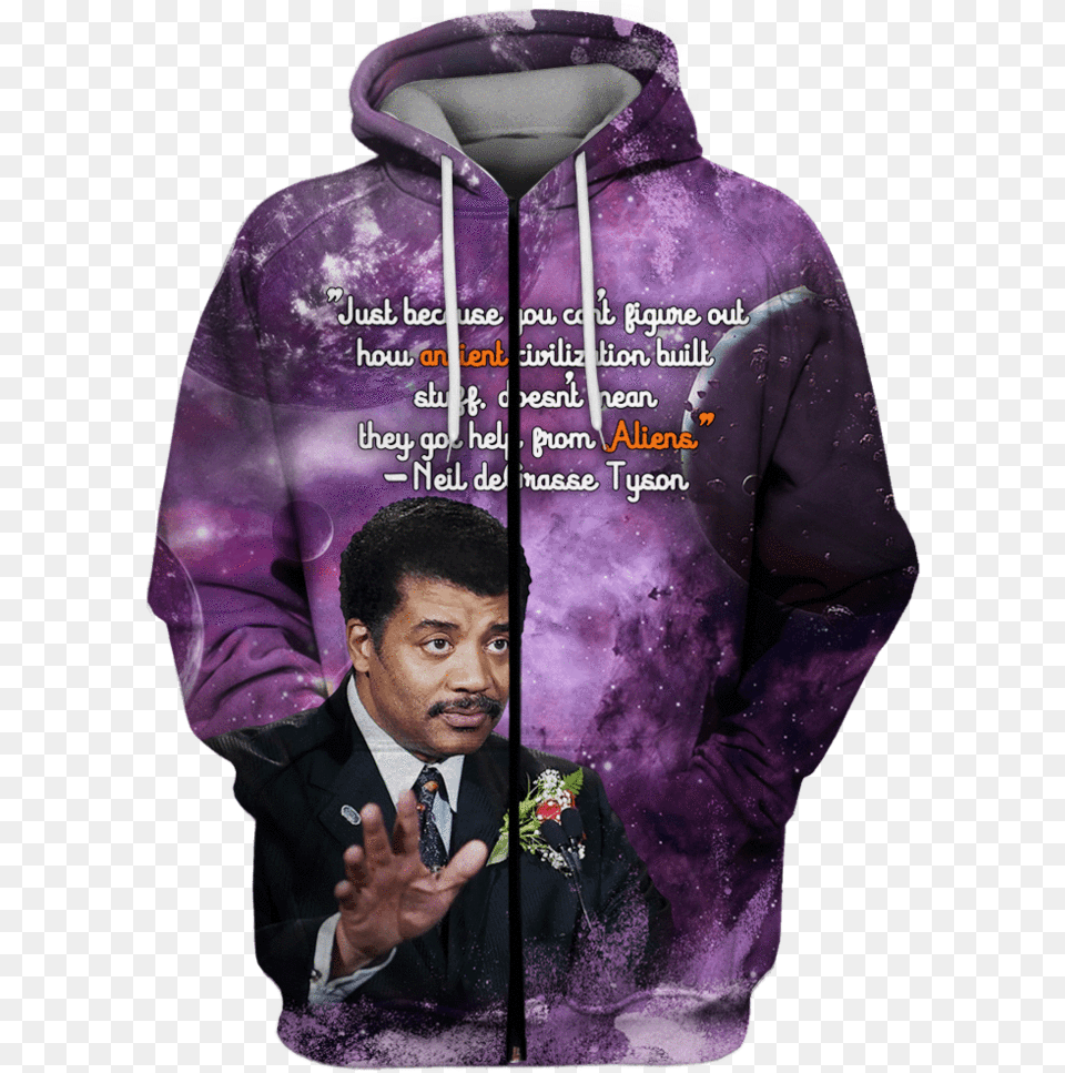 Neil Degrasse Tyson Tshirt Hoodie, Sweatshirt, Sweater, Knitwear, Jacket Png Image