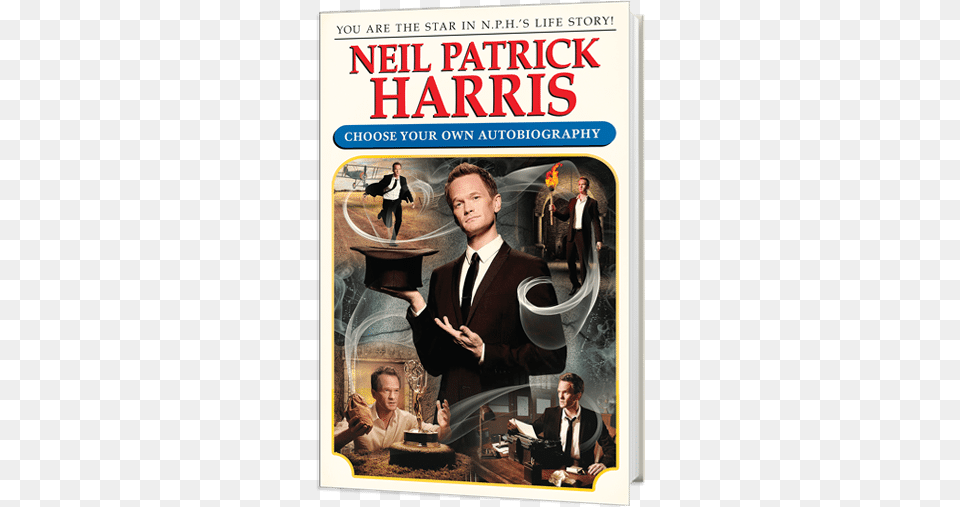 Neil Patrick Harris Choose Your Own Autobiography, Publication, Book, Adult, Person Free Png