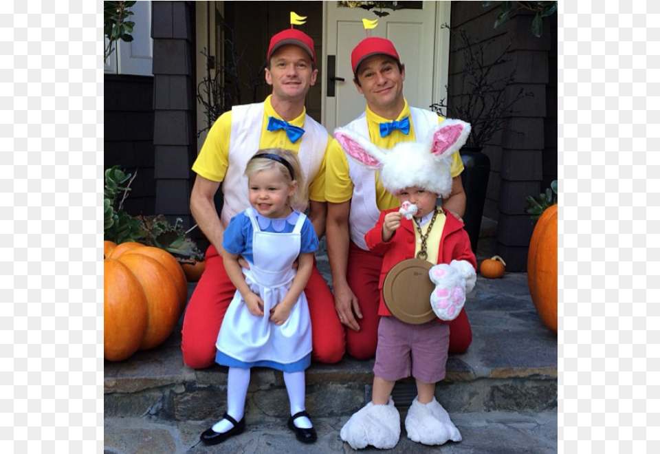 Neil Patrick Harris Family Halloween Costumes 2019, Hat, Person, Photography, Plant Free Transparent Png