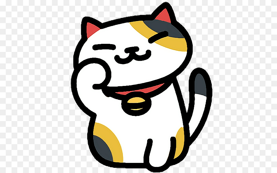 Neko Cat Nekoatsume Cute Simple Kitty Game Japanese, Mascot Png Image
