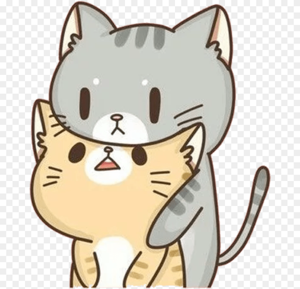 Neko Gato Cat Gatitos Cute Tumblr Kawaii Color Beautifu Stickers De Gatitos Para Whatsapp, Bag, Animal, Mammal, Pet Png