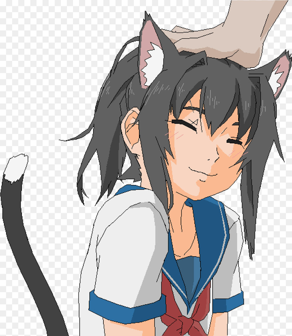 Neko Girl Head Pats, Book, Comics, Publication, Person Png