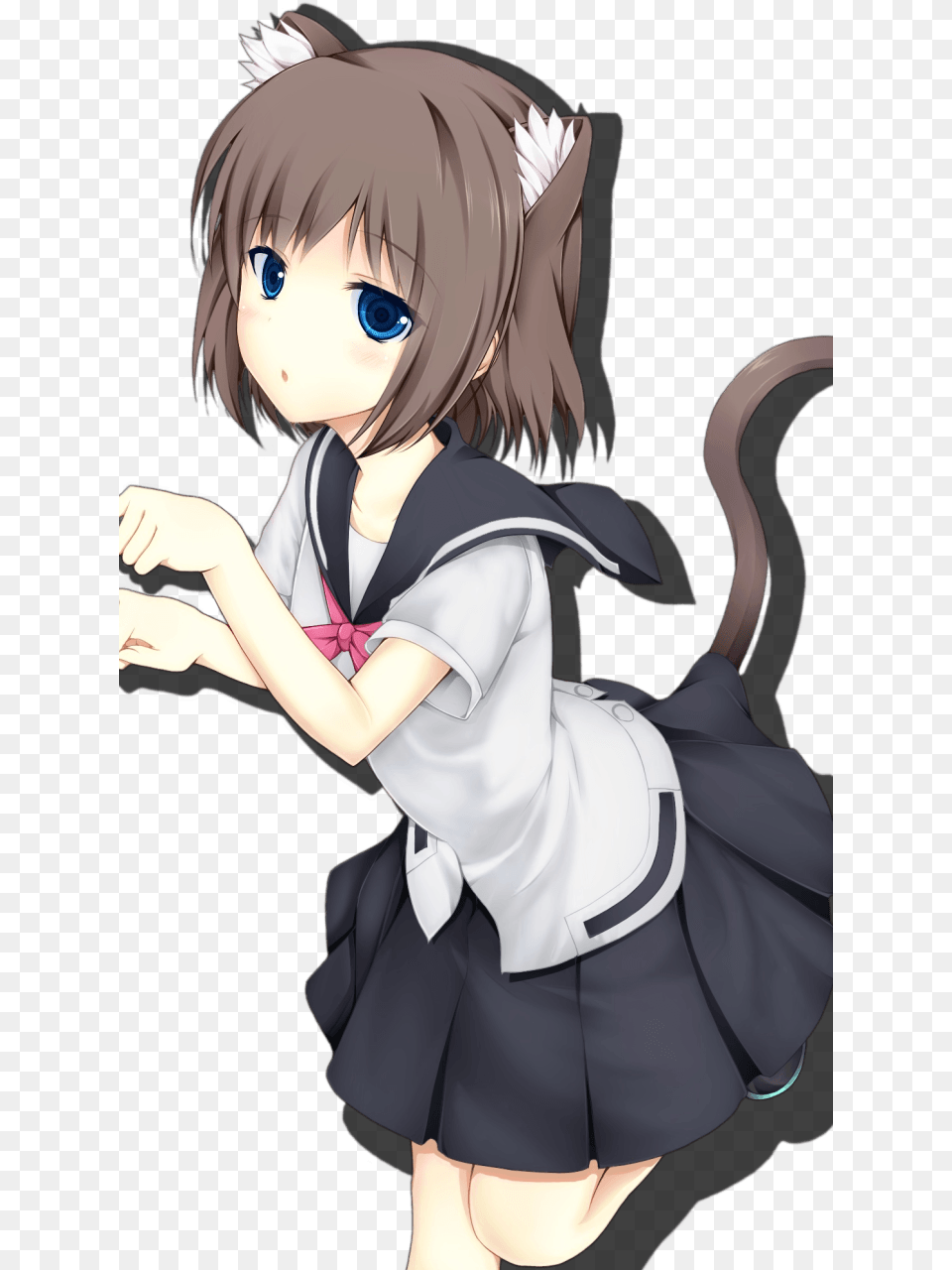 Neko Girl Wallpaper Iphone, Book, Comics, Publication, Baby Free Png Download