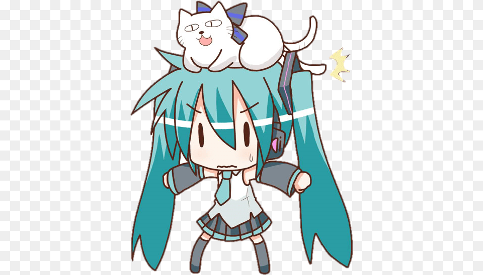 Neko Neko Chibi Miku, Book, Comics, Publication, Baby Free Transparent Png