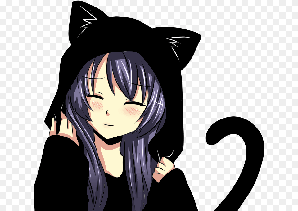 Neko Wagging Tail Gif, Adult, Publication, Person, Female Png