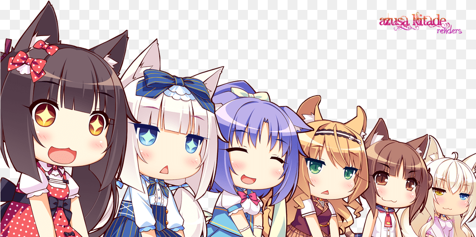 Neko Works Oryginal Picture Nekopara Hitomi, Book, Comics, Publication, Baby Free Transparent Png