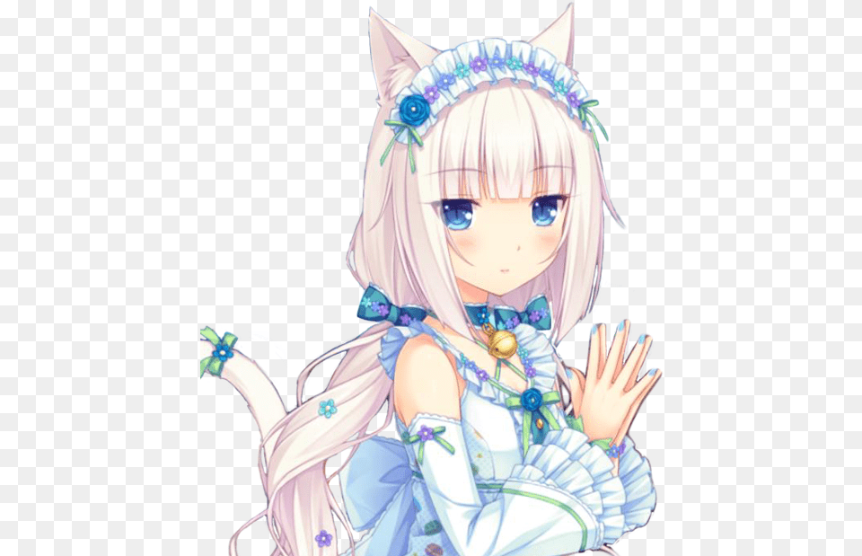 Nekopara Vanilla Vanilla Nekopara In Cute Dress, Book, Comics, Publication, Baby Png Image