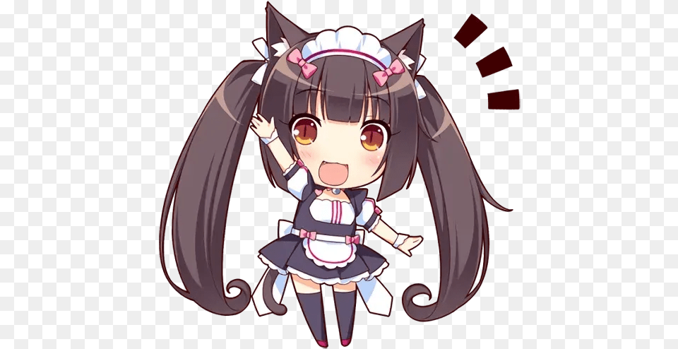 Nekopara Whatsapp Stickers Nekopara, Book, Comics, Publication, Baby Free Png