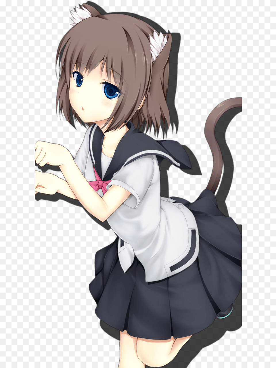 Nekos Wallpapers Neko Girl Wallpaper Phone, Book, Comics, Publication, Baby Free Png Download