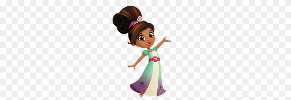 Nella The Princess Knight Arm Up, Child, Person, Female, Girl Free Png