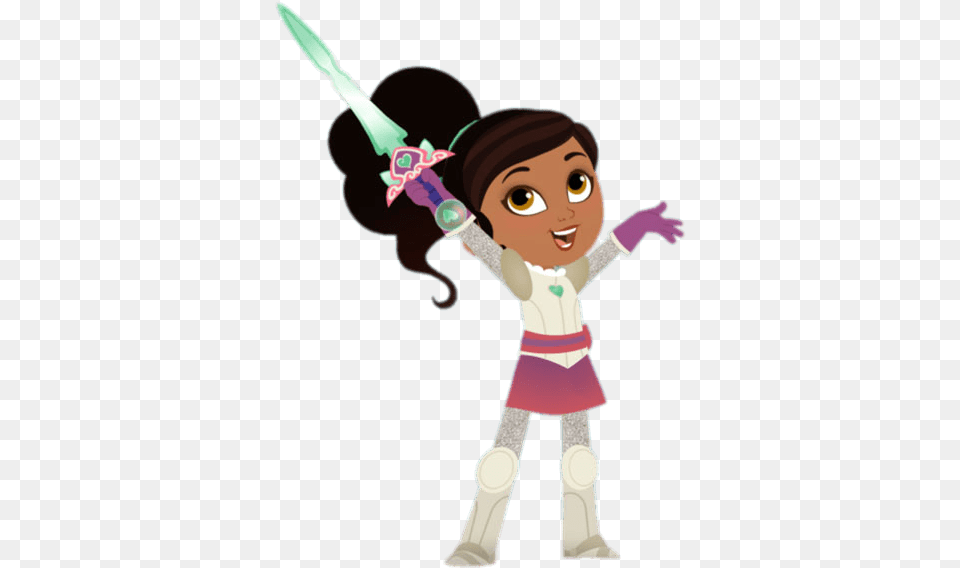 Nella The Princess Knight Nella The Princess Knight Costume, Sword, Weapon, Baby, Person Free Transparent Png