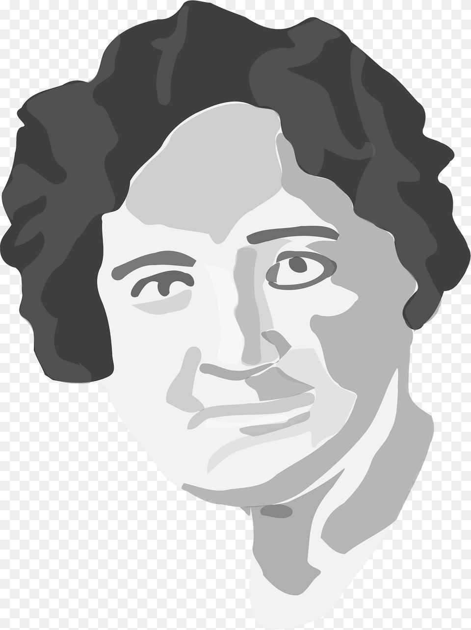 Nellie Mcclung Clipart, Art, Face, Head, Person Png Image