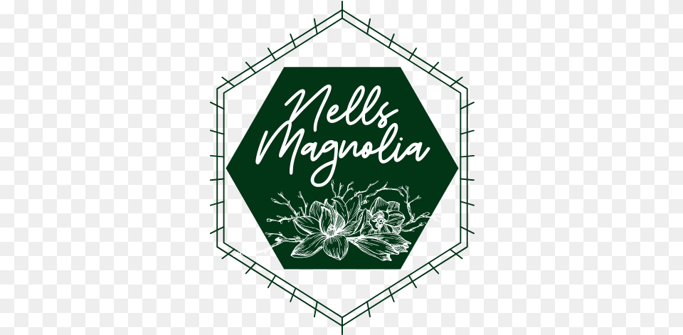 Nells Magnolia Decorative, Art, Graphics, Green, Flower Free Transparent Png