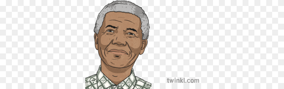 Nelson Mandela 1 Illustration Gentleman, Portrait, Photography, Face, Person Free Png