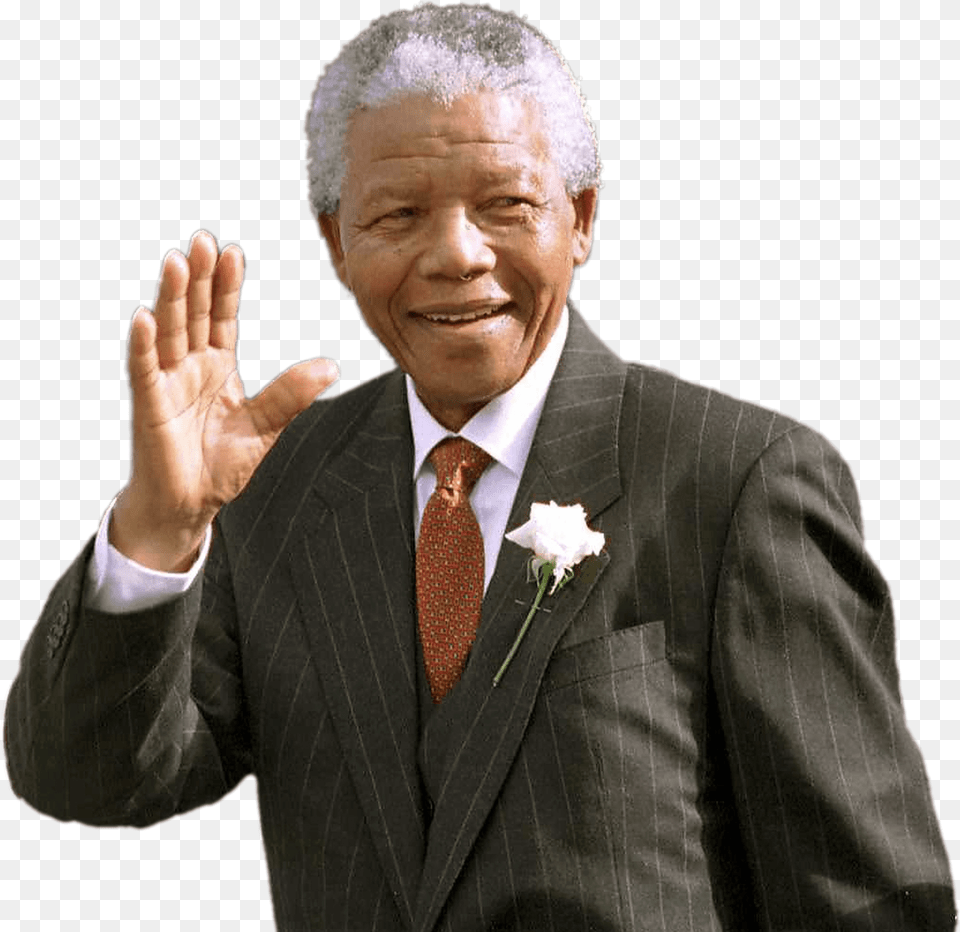 Nelson Mandela, Hand, Suit, Person, Body Part Free Png
