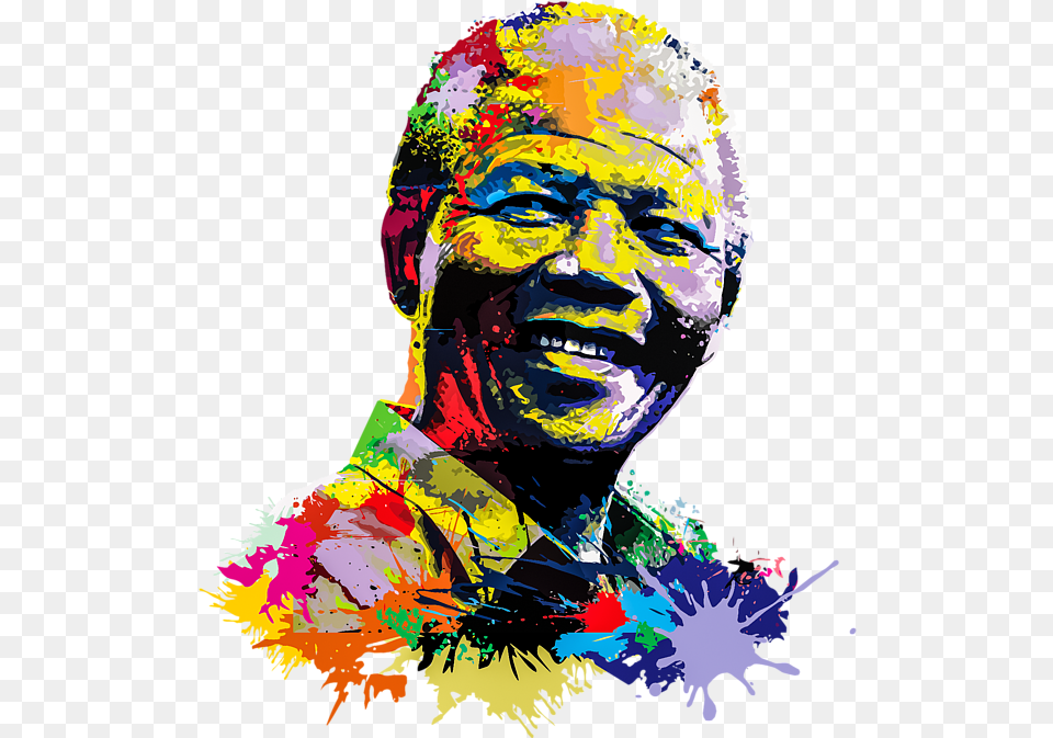 Nelson Mandela Madiba Portable Battery Charger Nelson Mandela Art, Portrait, Photography, Face, Graphics Free Png Download