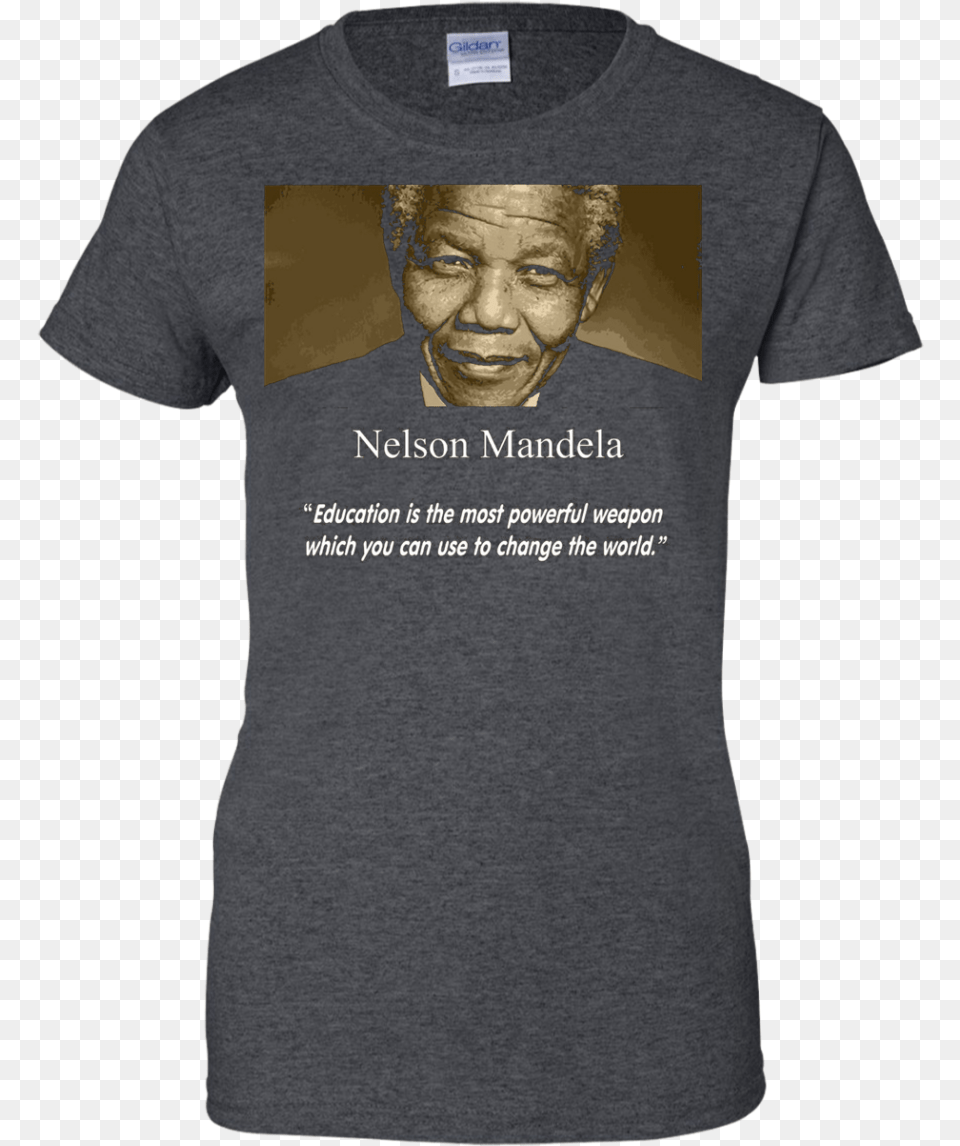 Nelson Mandela Shirt Chipotle T Shirt, Clothing, T-shirt, Adult, Male Free Png Download