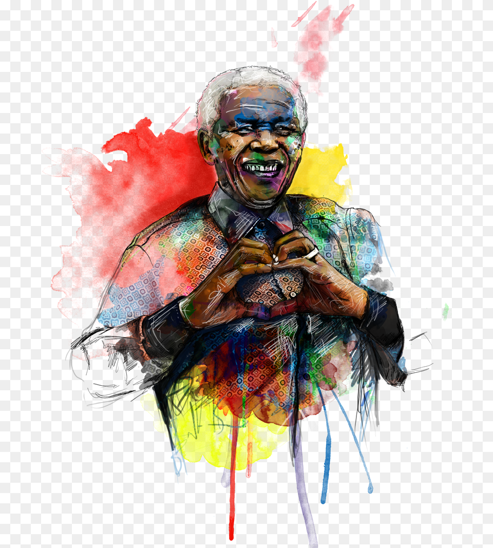 Nelson Mandela With Transparent Background Portable Network Graphics, Adult, Portrait, Photography, Person Png Image