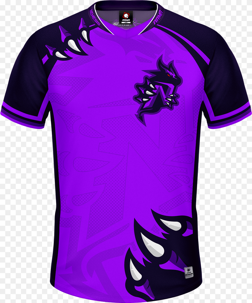 Nemesis Elite Jersey Purple Bh Jersey, Clothing, Shirt, Adult, Male Free Png