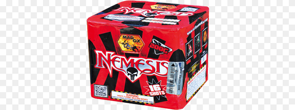 Nemesis Ox294 16 Shot 200 Gram Cake Box, Qr Code Free Png Download