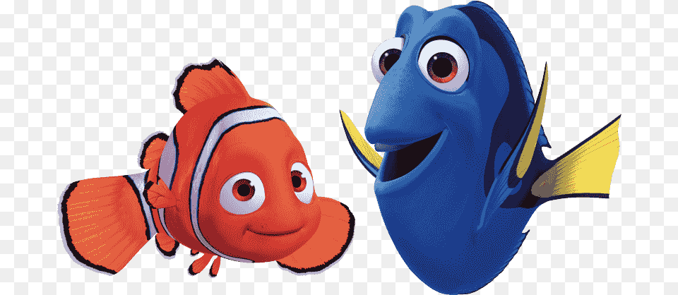 Nemo And Dory Fathead Disney Finding Nemo Wall Decal, Animal, Bird, Fish, Sea Life Free Transparent Png