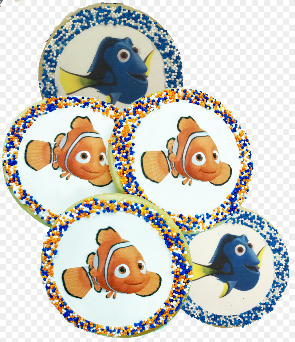 Nemo And Dory Sugar Cookies Fathead Disney Finding Nemo Wall Decal Free Png