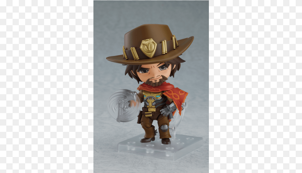 Nendoroid Mccree Good Smile Company, Clothing, Hat, Nature, Outdoors Png Image