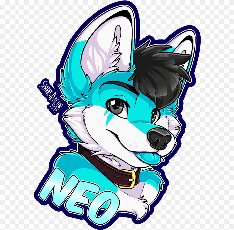 Neo By Sparksfur Anime Furry Cool Anime Wolf Drawings, Book, Comics, Publication, Baby Png Image