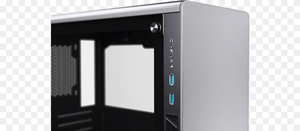 Neo Micro V2 Tempered Glass No Psu Microatx Silver Desktop Computer, Electronics, Hardware, Appliance, Device Free Png